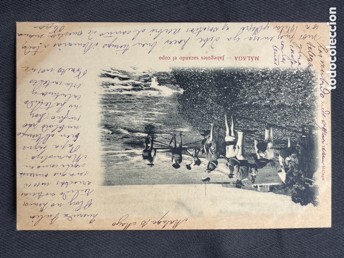 Postcards: M&Aacute;LAGA, Jabegotes sacando el copo