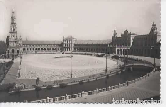 Postales: SEVILLA SIN ESCRIBIR PLAZA DE ESPA&Ntilde;A