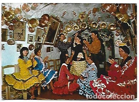 Postales: BAILE GITANO EN UNA CUEVA - DANCE OF GIPSIES IN THE CAVE.- ESPA&Ntilde;A TIPICA