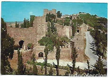 Postales: ALCAZABA ARABE, VISTA GENERAL.- MALAGA...