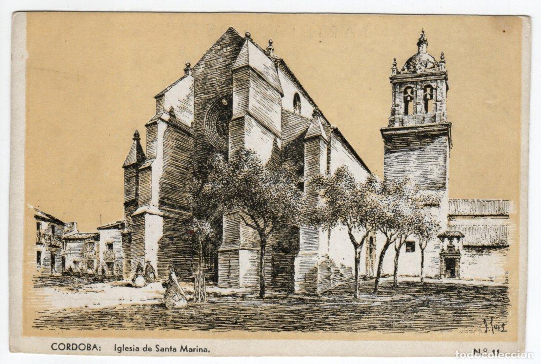 Postkarten: BONITA POSTAL - CORDOBA - IGLESIA DE SANTA MARINA - EDICIONES MANUALES ESPA&Ntilde;OLAS