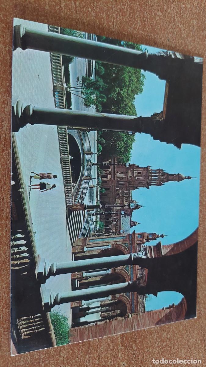 Postales: Postal Sevilla Catedral Plaza de Espa&ntilde;a