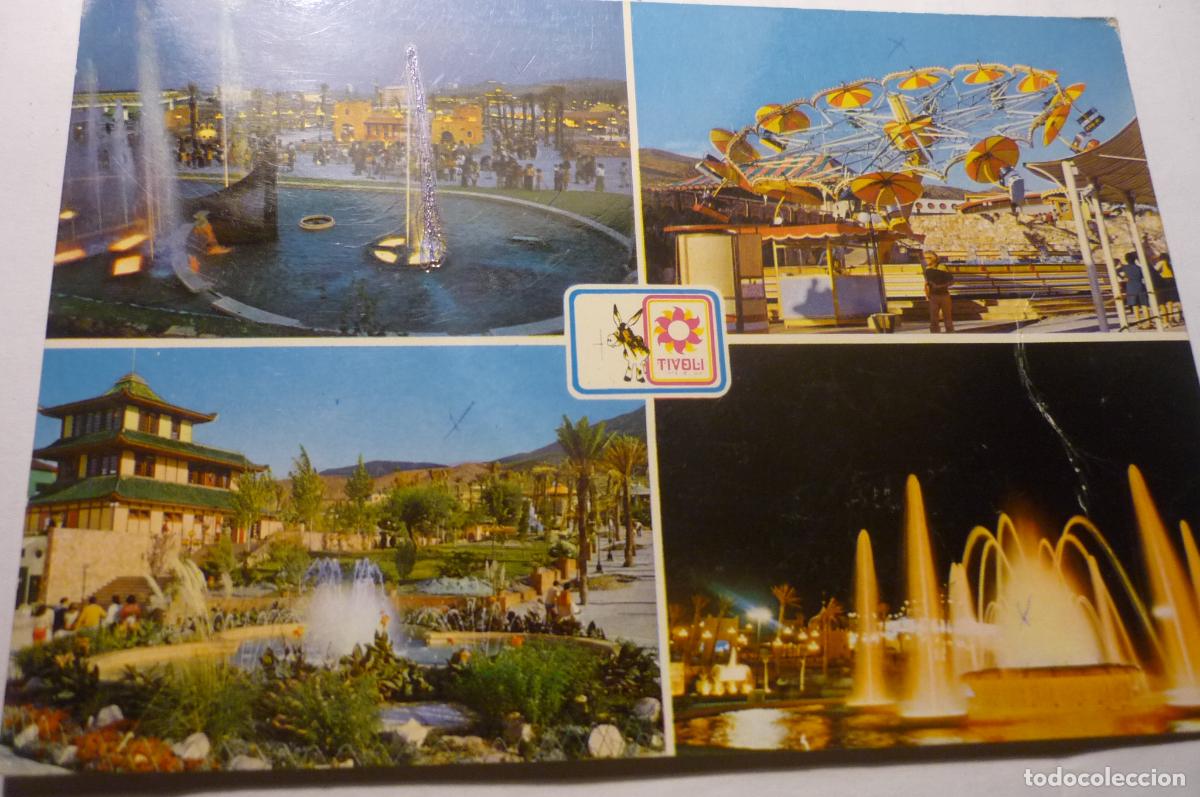 Postales: postal benalmadena .-torremolinos parque tivoli cm