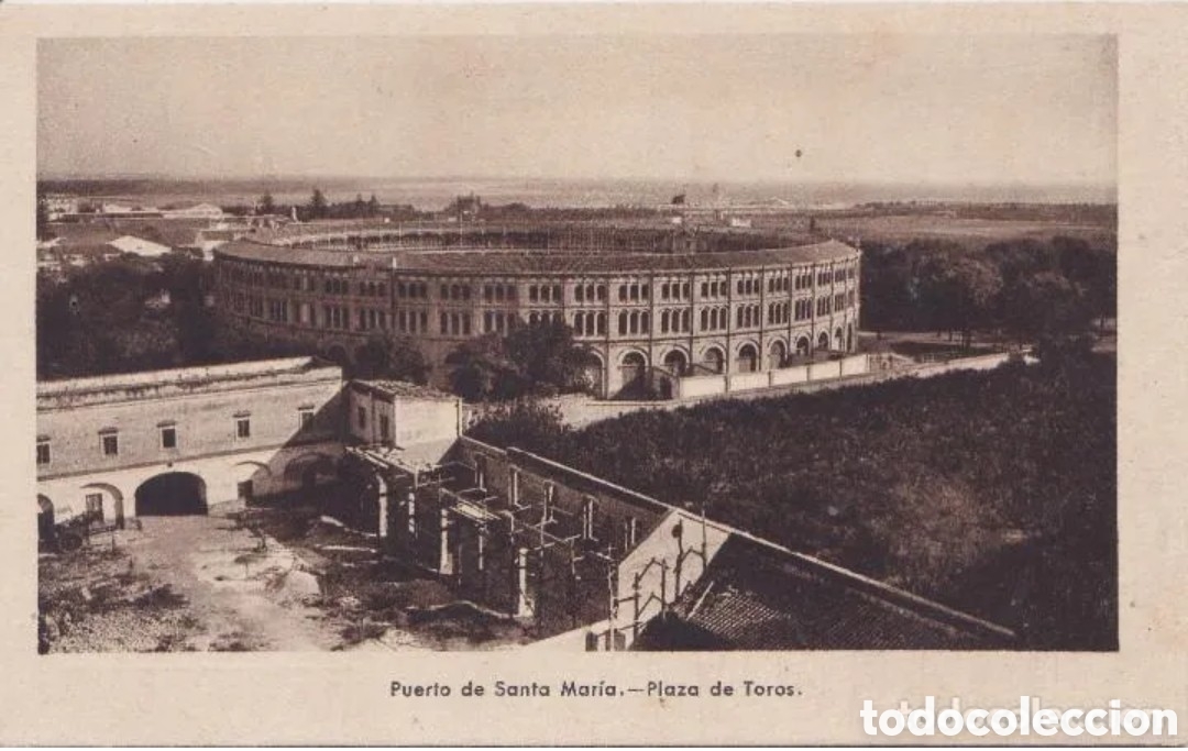 Postales: PUERTO DE SANTA MAR&Iacute;A (C&Aacute;DIZ) - PLAZA DE TOROS - EDICIONES GR&Aacute;FICAS ANDALUZAS