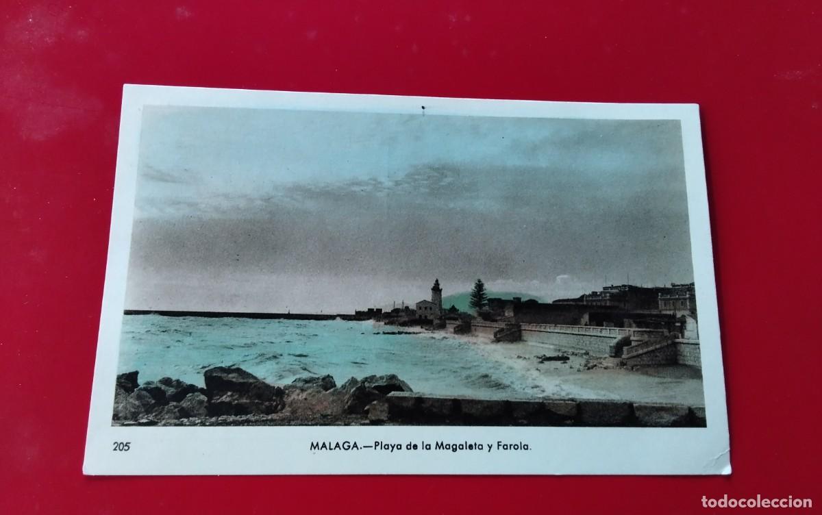 Postales: MALAGA , POSTAL ANTIGUA , - Foto 2