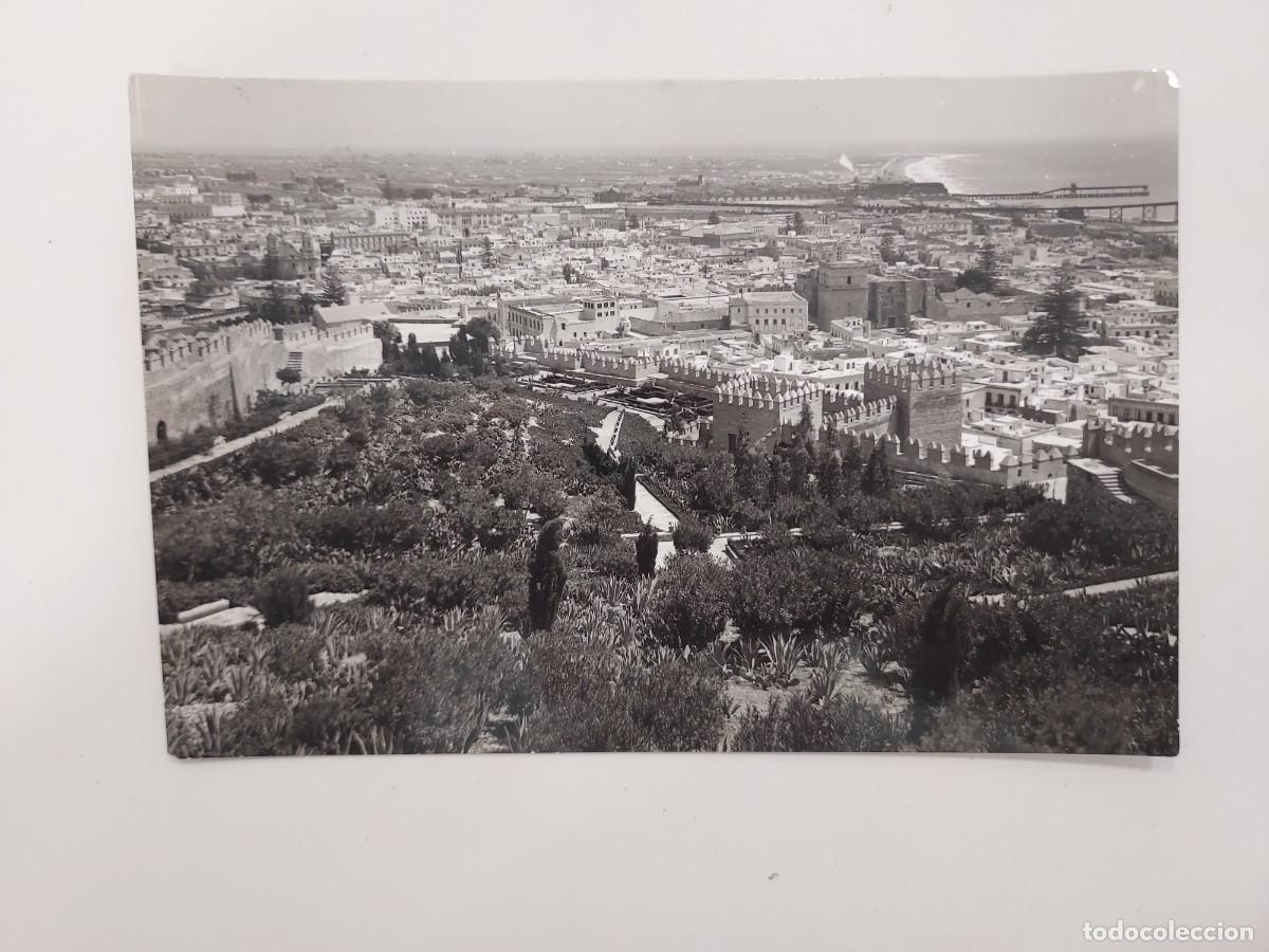 Postales: POSTAL ALMERIA ALCAZABA Y VISTA PARCIAL. A&Ntilde;OS 1950. SIN CIRCULAR. ARRIBAS 1022