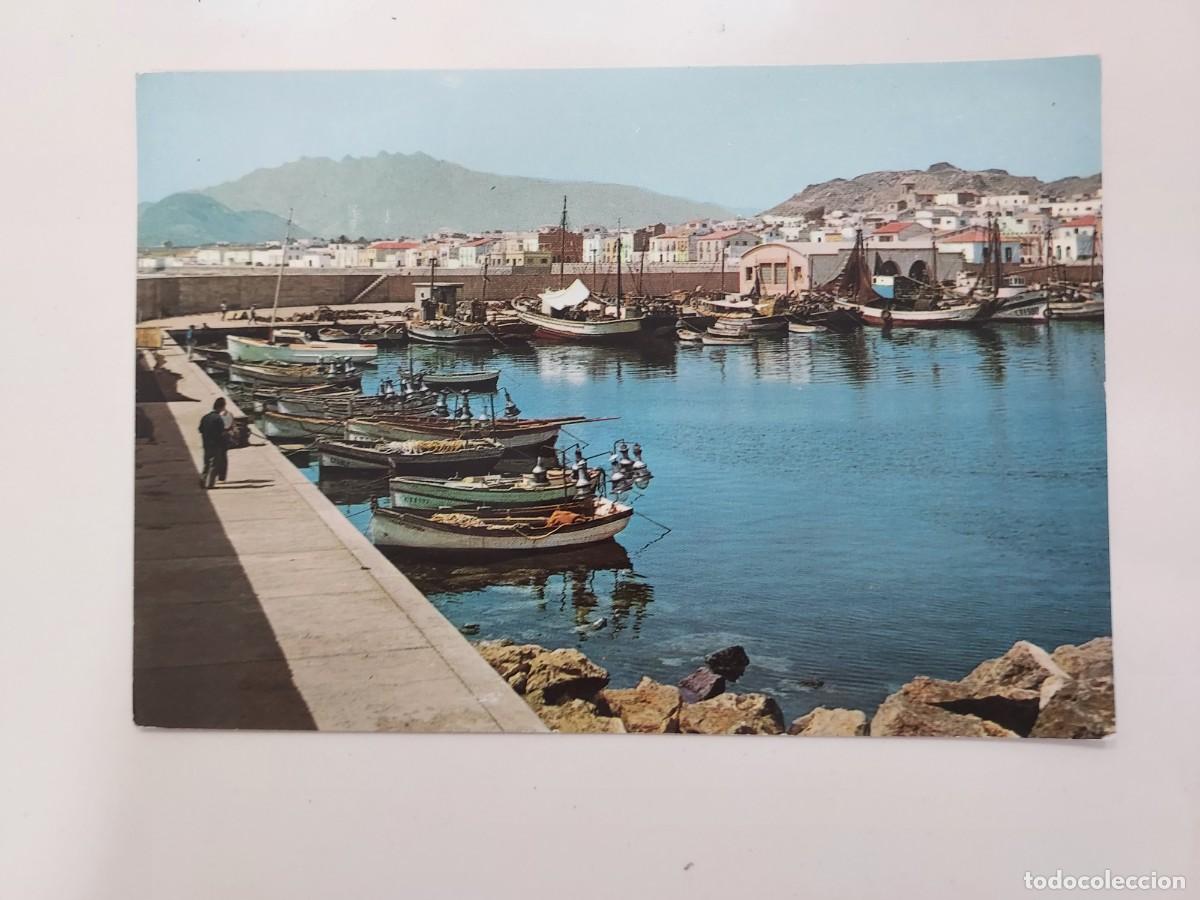 Postales: POSTAL GARRUCHA MUELLE PESQUERO. 1965. CIRCULADA. REPORTAJES GIRA 13. ALMERIA. MATASELLOS