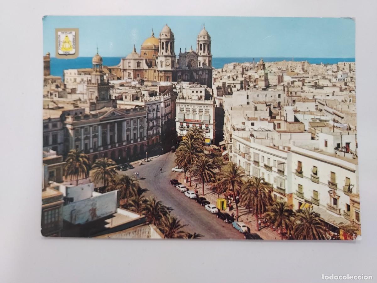Postales: POSTAL CADIZ PLAZA SAN JUAN DE DIOS Y AYUNTAMIENTO. 1962. CIRCULADA. SUBIRATS 1110