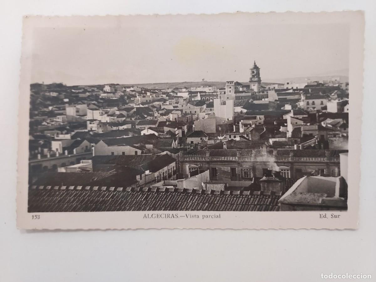 Postales: POSTAL ALGECIRAS VISTA PARCIAL. A&Ntilde;OS 1930 1950. SIN CIRCULAR. ED. SUR 153. CADIZ