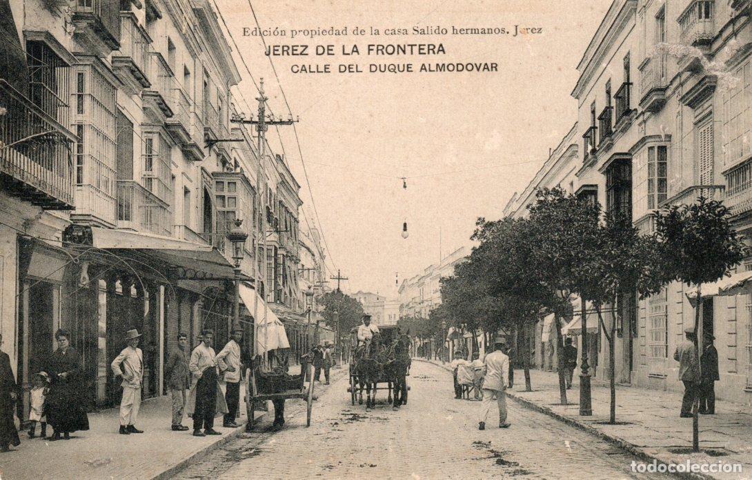 Postcards: PRECIOSA POSTAL - JEREZ DE LA FRONTERA (CADIZ) CALLE DEL DUQUE ALMODOVAR - ED. CASA SALIDO HERMANOS