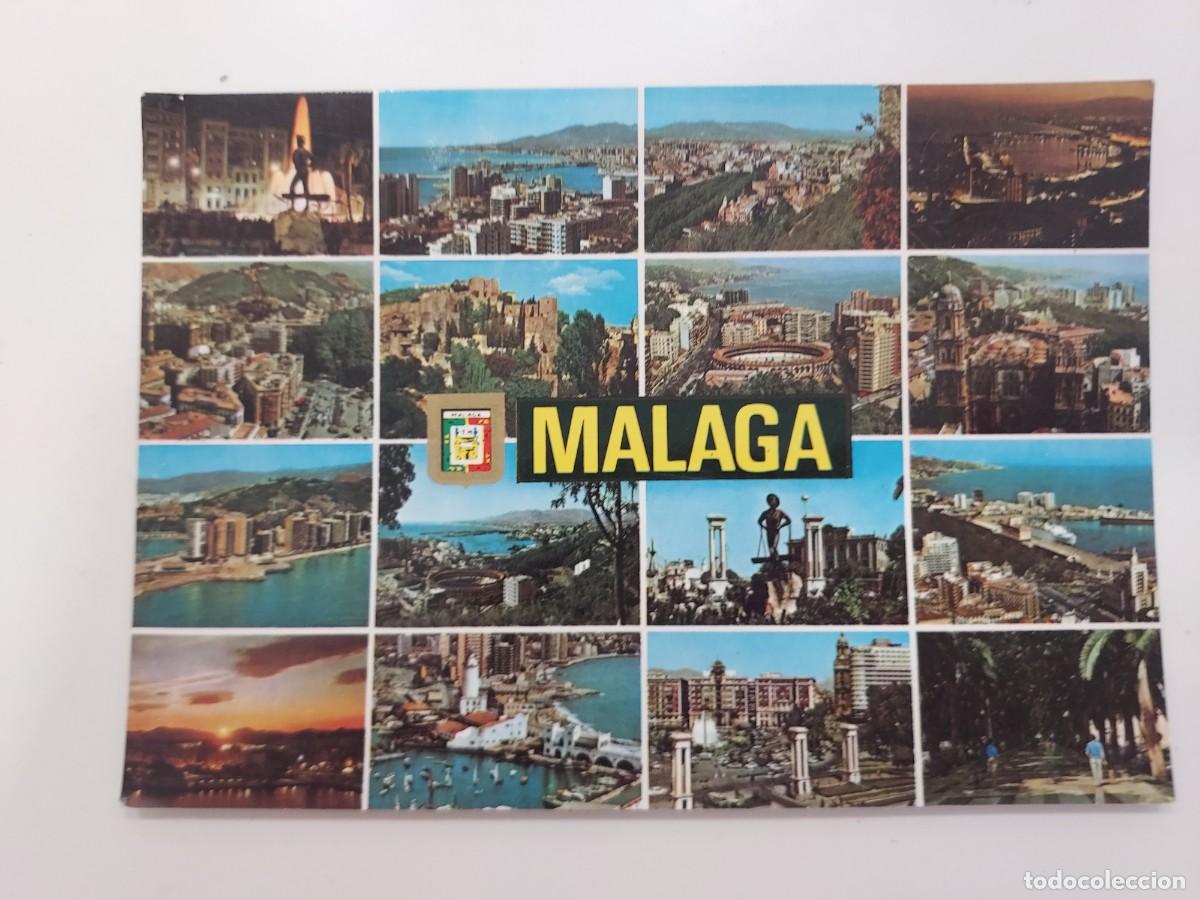 Postales: POSTAL MALAGA DIVERSOS ASPECTOS 16. 1977. SIN CIRCULAR. DOMINGUEZ 64