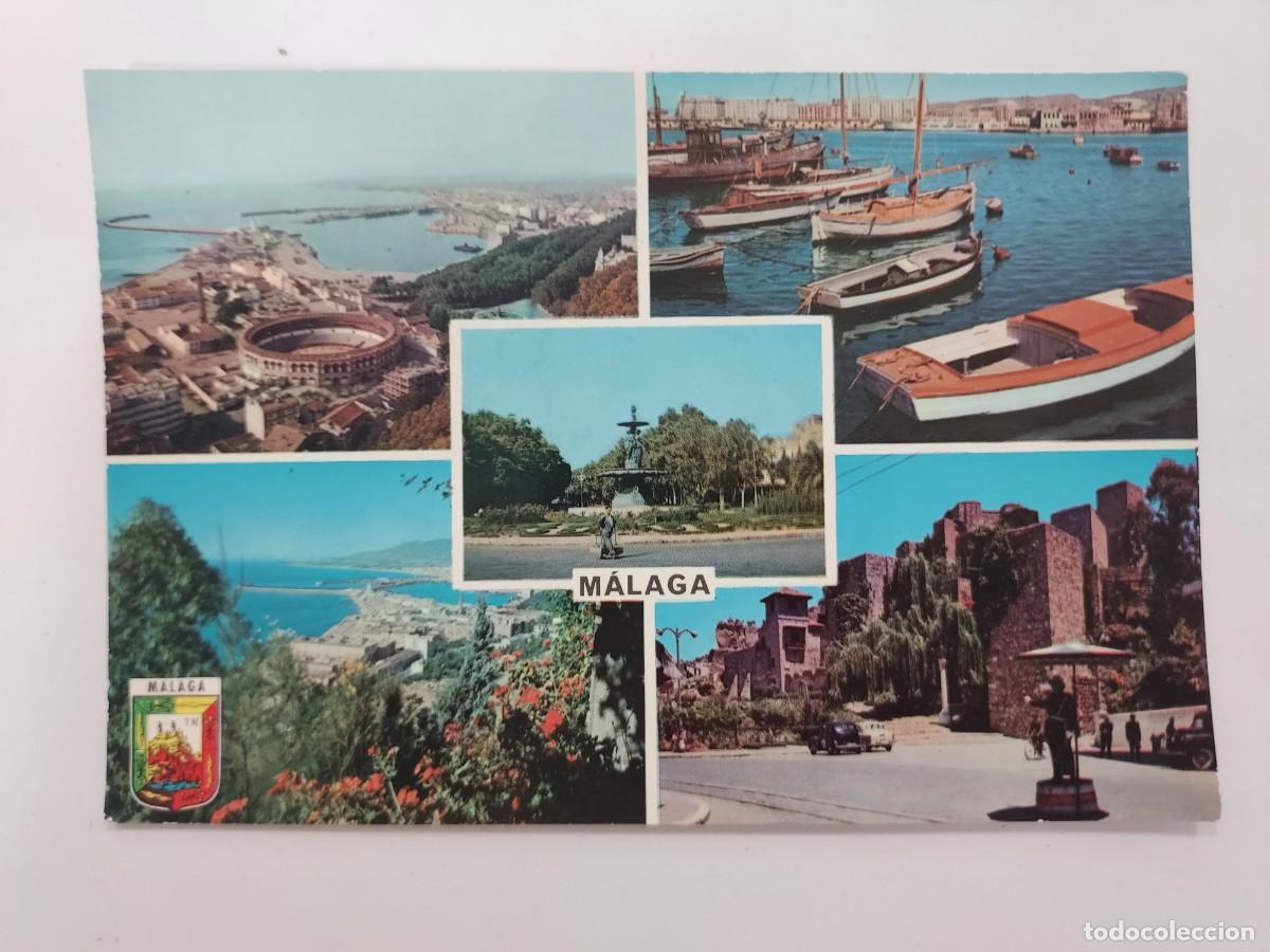 Postales: POSTAL MALAGA DIVERSOS ASPECTOS. 1961. SIN CIRCULAR. CAMPA&Ntilde;A 50002