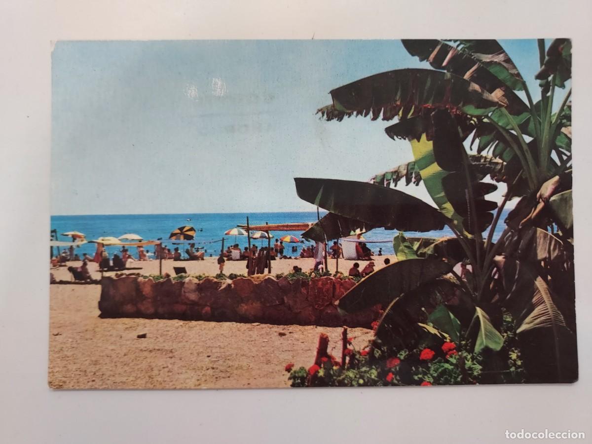 Postales: POSTAL MARBELLA PLAYA. 1961. CIRCULADA. VALMAN D-324. MALAGA