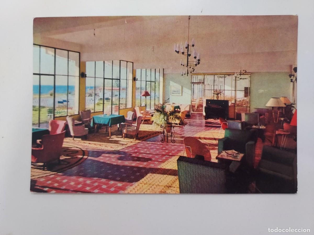 Postales: POSTAL TORREMOLINOS HOTEL LAS MERCEDES SALON. 1959. SIN CIRCULAR. MALAGA