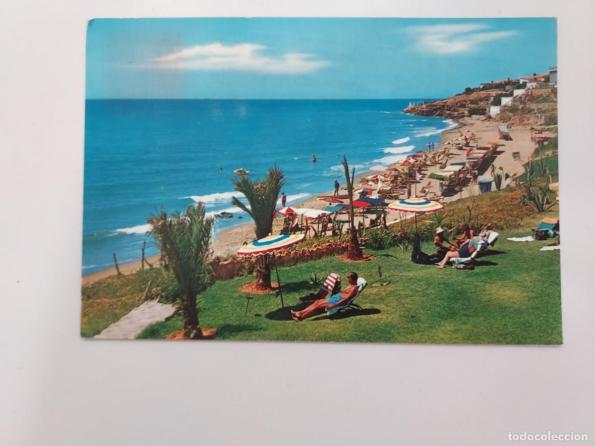 Postales: POSTAL TORREMOLINOS PLAYA. 1965. CIRCULADA. MALAGA. BEASCOA 1075