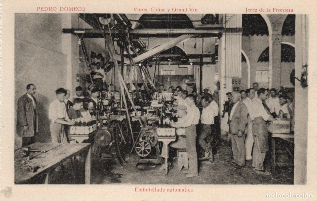 Postcards: BONITA POSTAL - JEREZ DE LA FRONTERA (CADIZ) PEDRO DOMEQ - OTRO EMBOTELLADO AUTOMATICO - MATEU