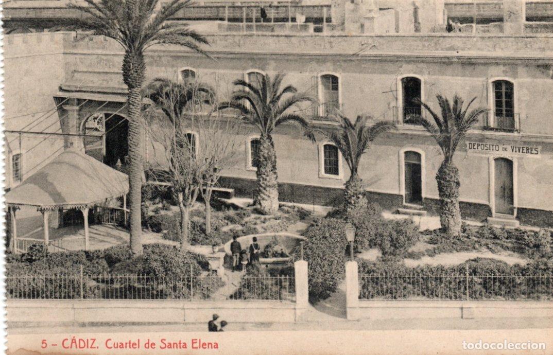 Postales: BONITA POSTAL - CADIZ - CUARTEL DE SANTA ELENA - THOMAS