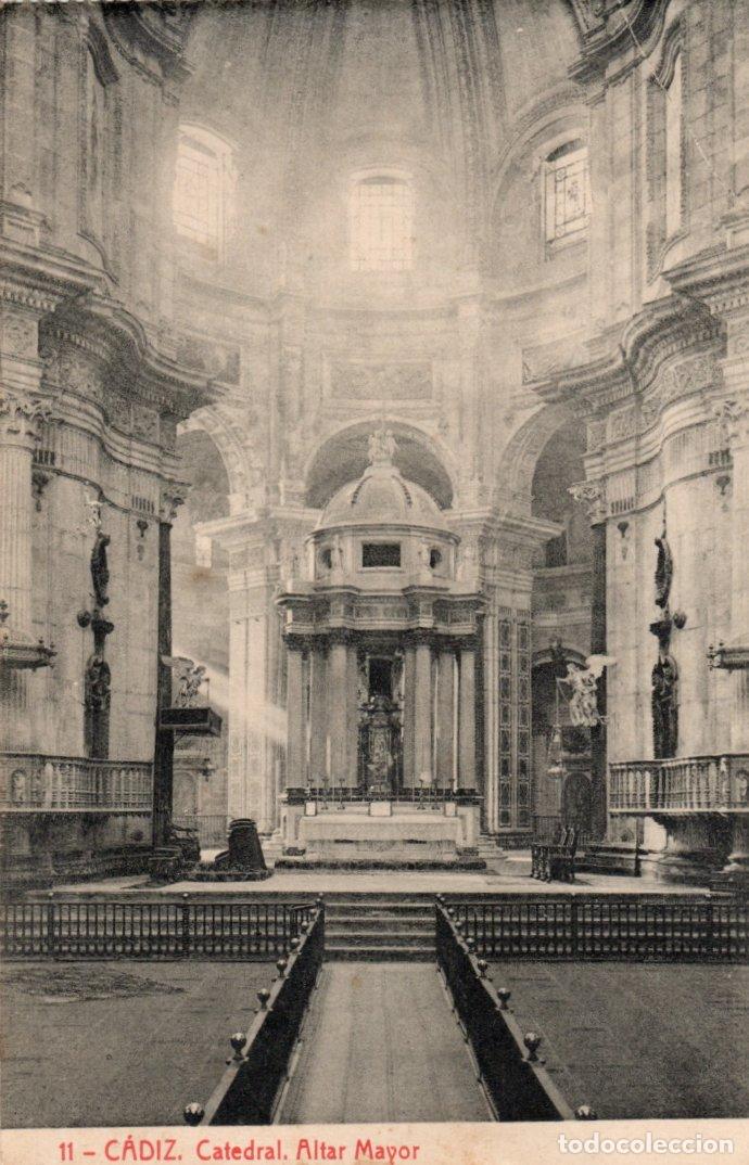 Postales: BONITA POSTAL - CADIZ - CATEDRAL - ALTAR MAYOR - THOMAS