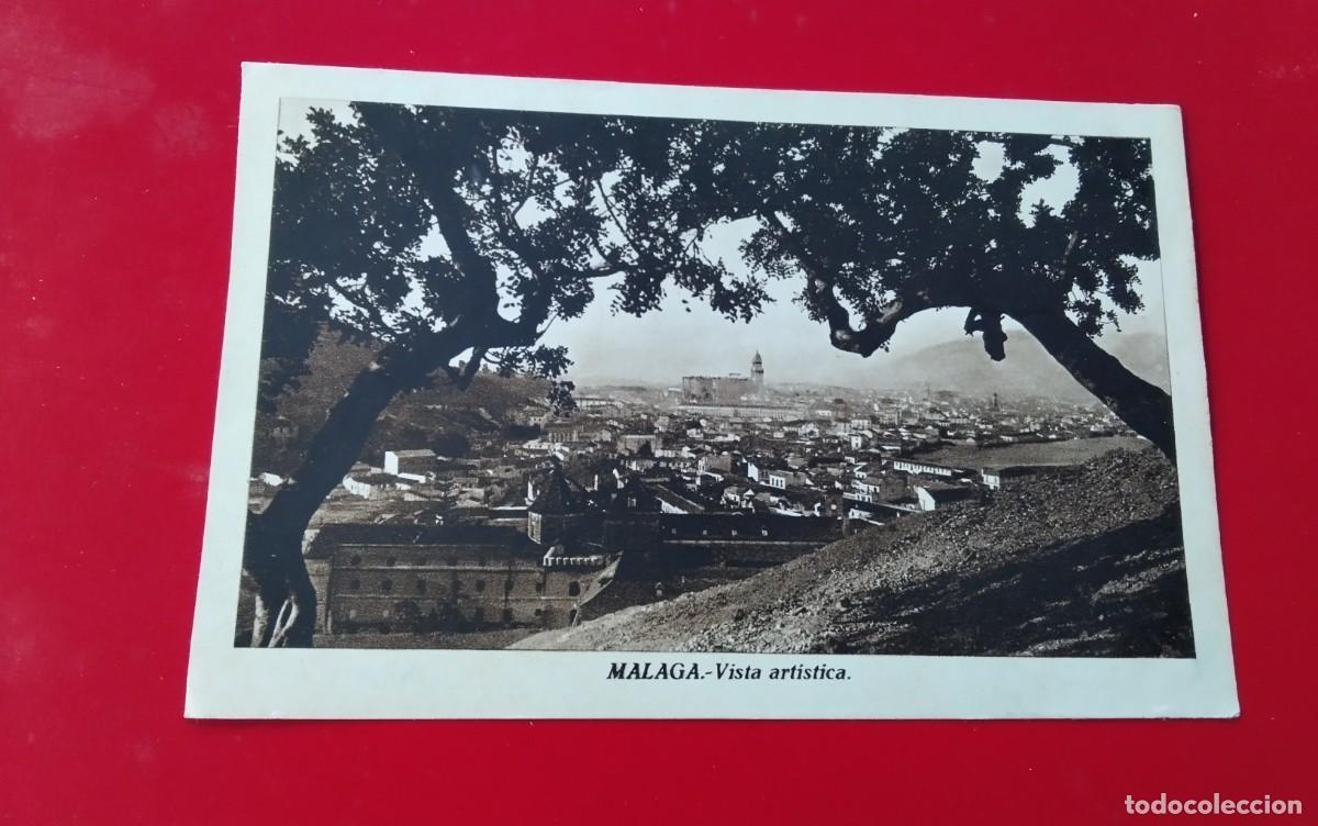 Postales: MALAGA , POSTAL ANTIGUA , BLANCO Y NEGRO