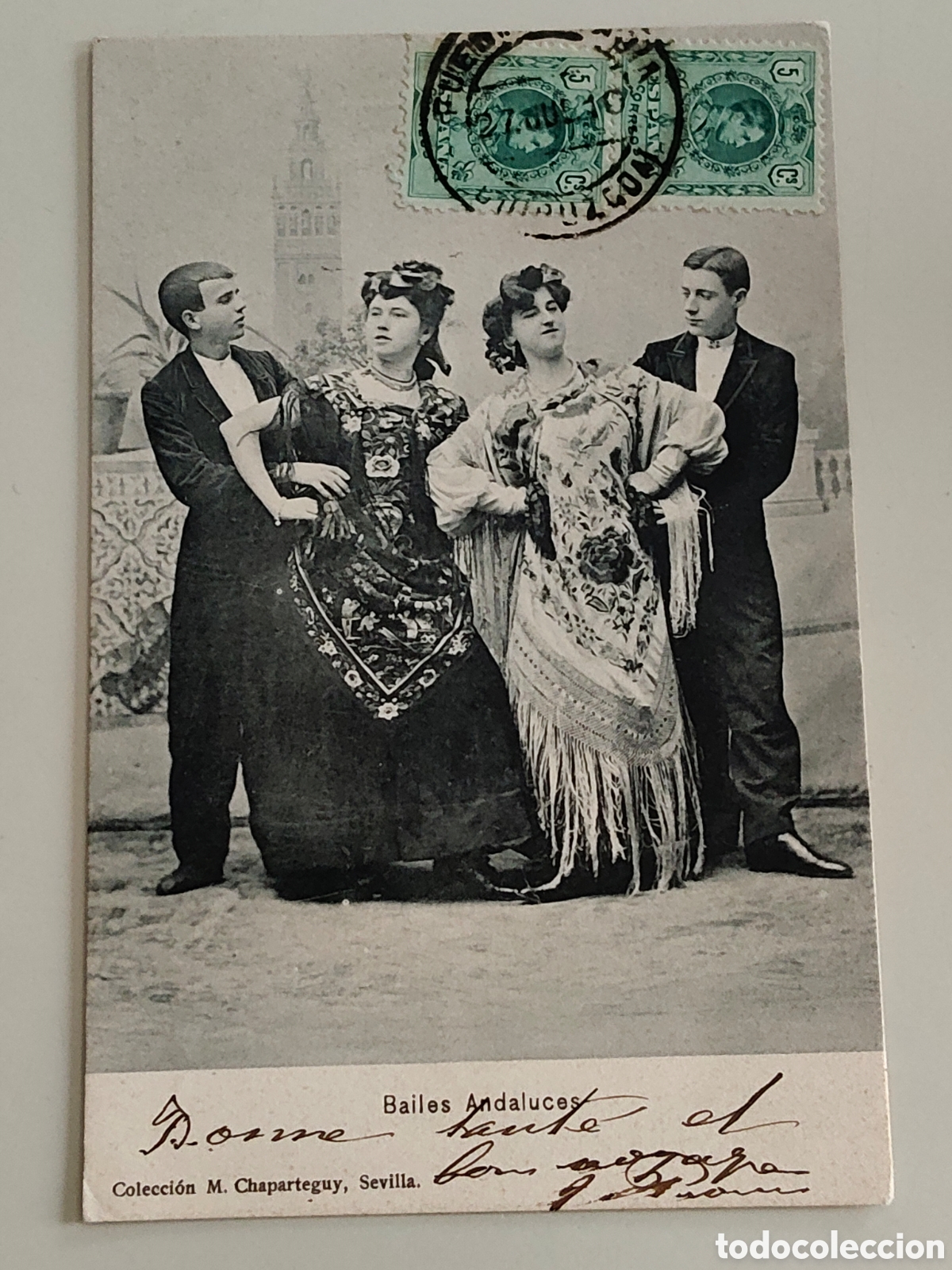 Postales: Tarjeta Postal Sevilla bailes andaluces Colecci&oacute;n Chaparteguy 64514