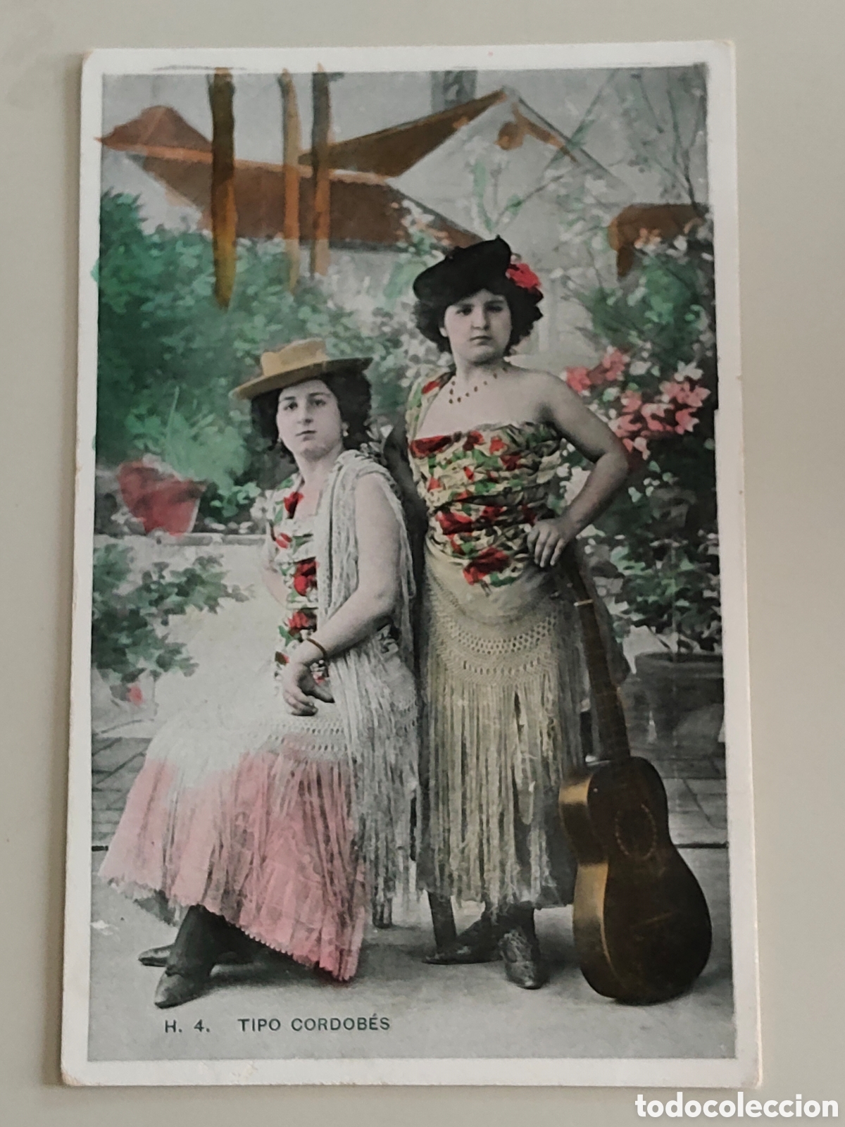 Postales: Tarjeta Postal C&oacute;rdoba Tipo Cordob&eacute;s Hauser y Menet dorso sin dividir coloreada