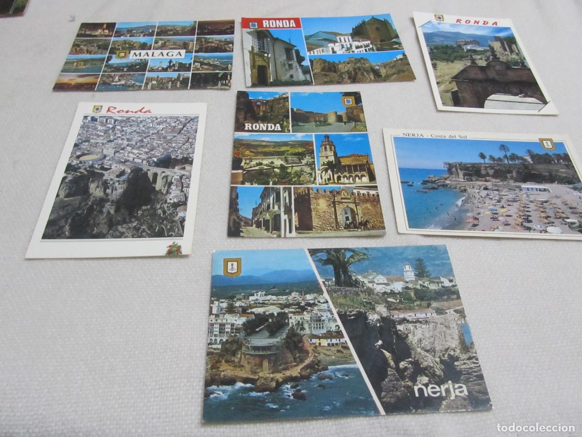 Postales: LOTE POSTALES ANTIGUAS DE MALAGA,RONDA,NERJA,MELILLA