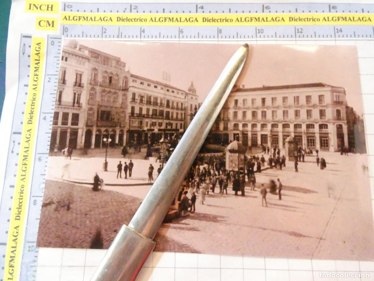 Postales: REPRODUCCI&Oacute;N ANTIGUA FOTO FOTOGRAF&Iacute;A M&Aacute;LAGA. PLAZA DE JOS&Eacute; ANTONIO CONSTITUCI&Oacute;N. 2728