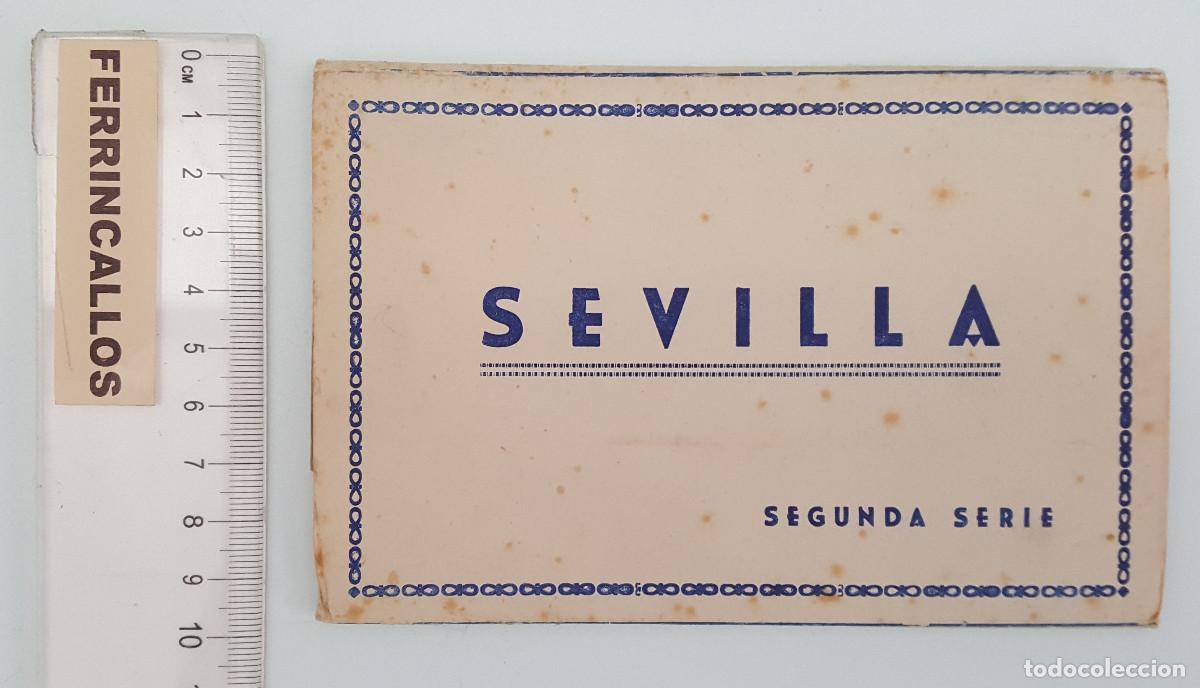 Postales: SEVILLA, 5 VISTAS ACORDE&Oacute;N, HELIOTIPIA ART&Iacute;STICA ESPA&Ntilde;OLA SEGUNDA SERIE, CUADERNO BLOC