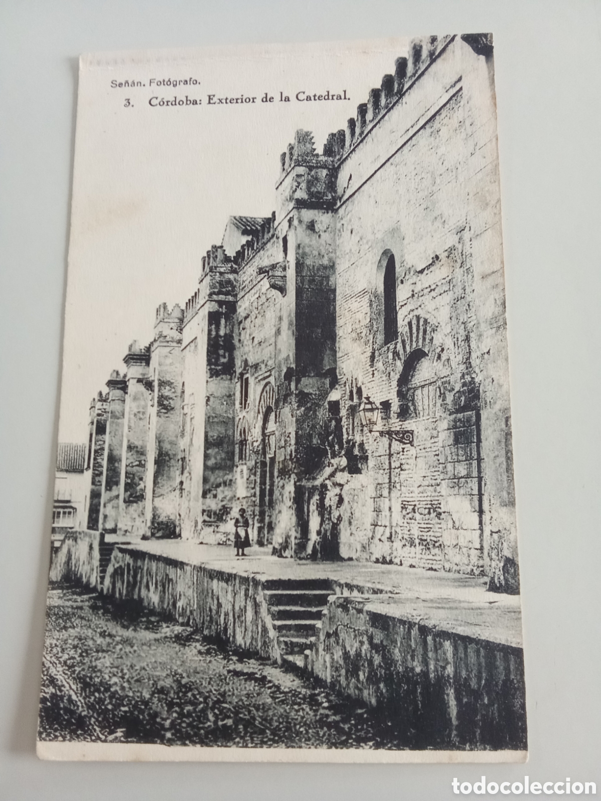 Postales: Tarjeta postal C&oacute;rdoba Exterior de la Catedral N&uacute;mero 3 Se&ntilde;&aacute;n Fot&oacute;grafo Fototipia Hauser y Menet