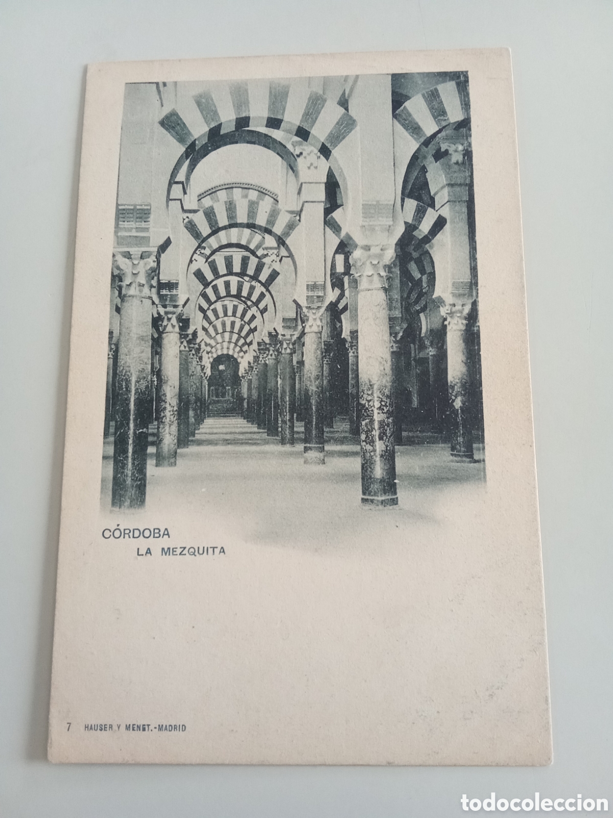 Postales: Tarjeta postal C&oacute;rdoba La Mezquita Hauser y Menet n&uacute;mero 7