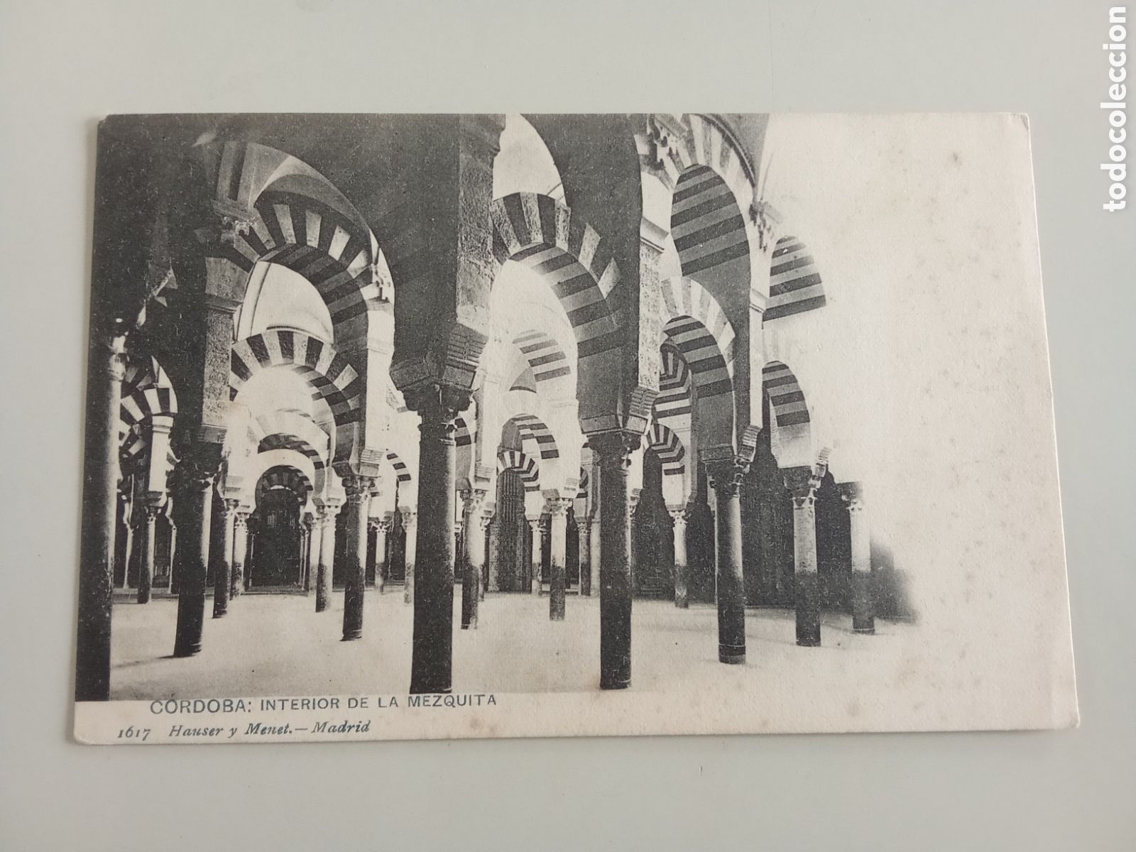 Postales: Tarjeta postal C&oacute;rdoba Hauser y Menet 1617 Interior de la Mezquita