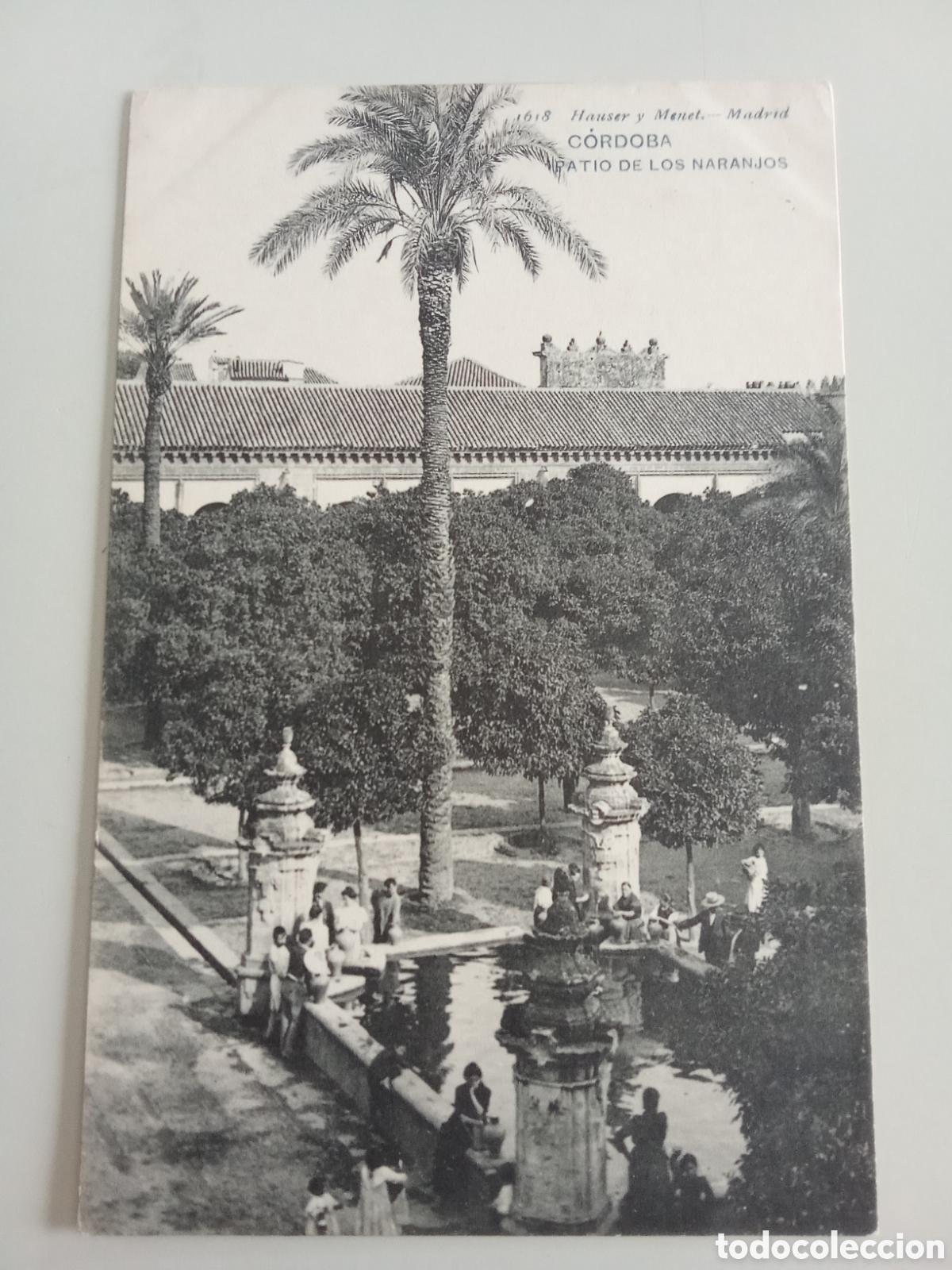 Postales: Tarjeta postal C&oacute;rdoba Hauser y Menet 1618 Patio de los Naranjos