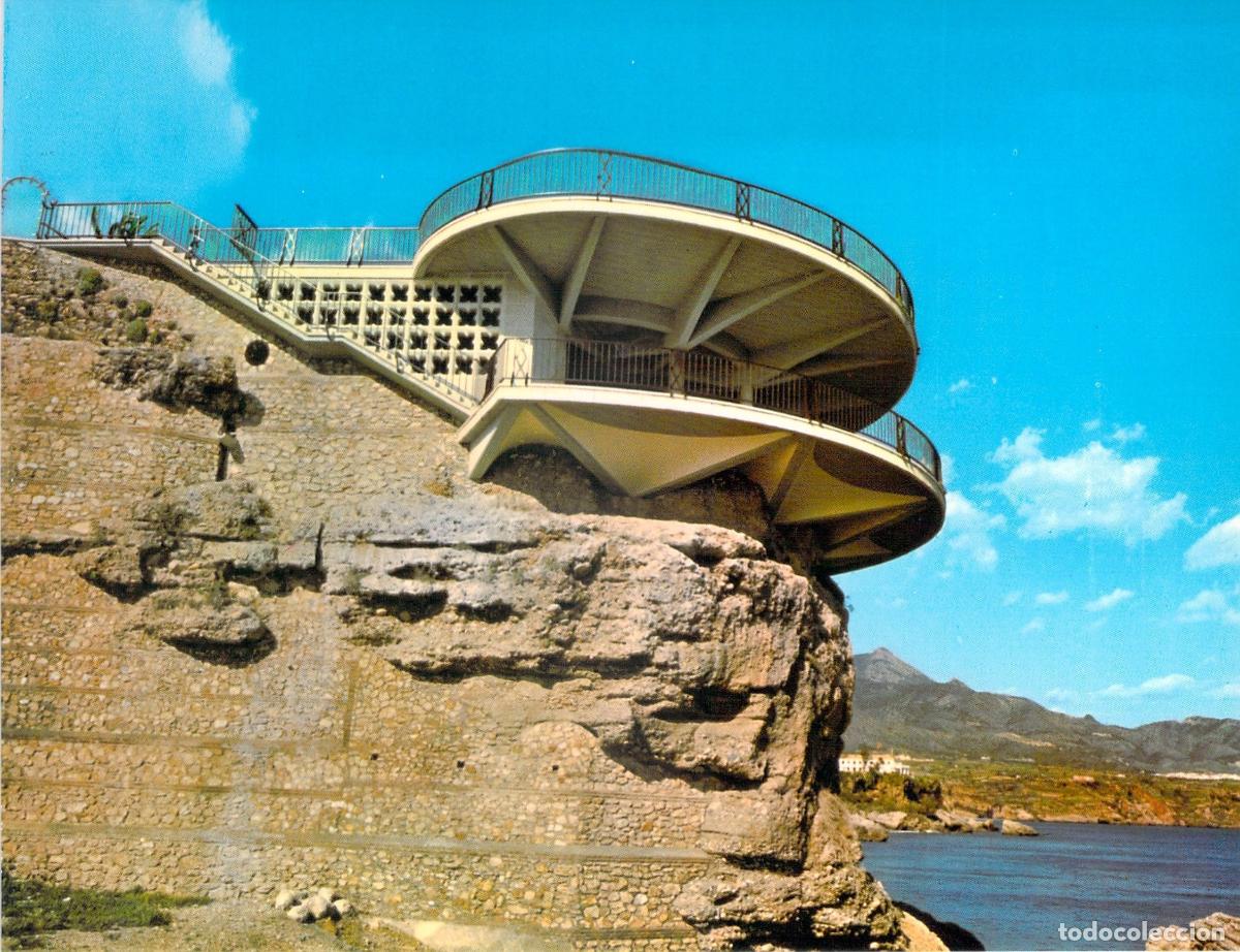 Postales: Postal del Balc&oacute;n de Europa en Nerja M&aacute;laga