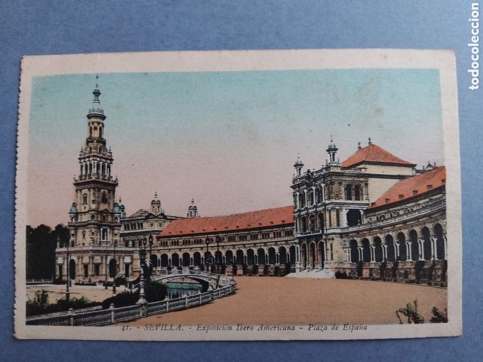 Postales: Postal Sevilla. Plaza Espa&ntilde;a