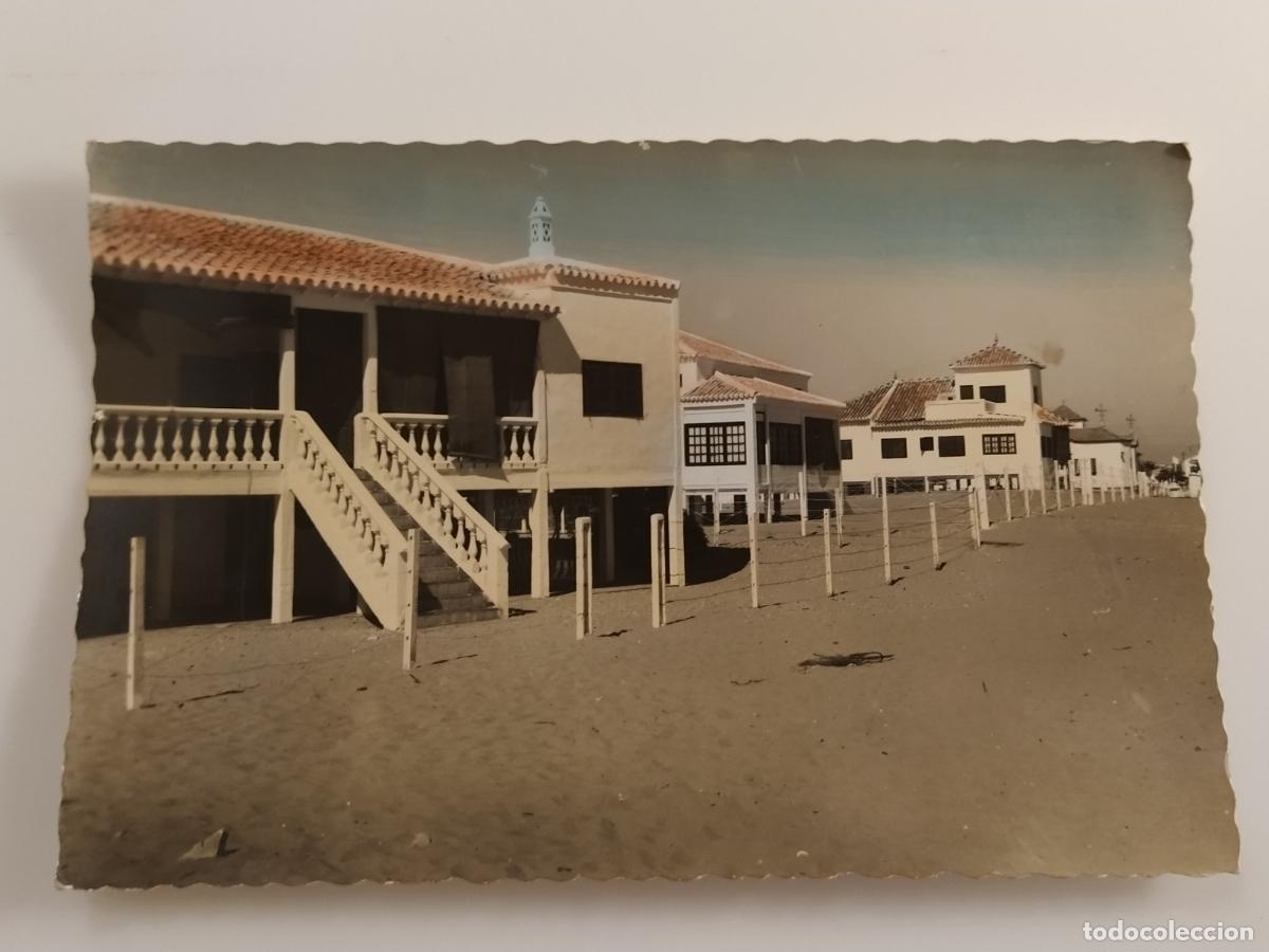 Postales: HUELVA - PLAYA DE PUNTA UMBRIA - EDICIONES GARCIA GARRABELLA - 32 - POSTAL ANTIGUA (116.872)