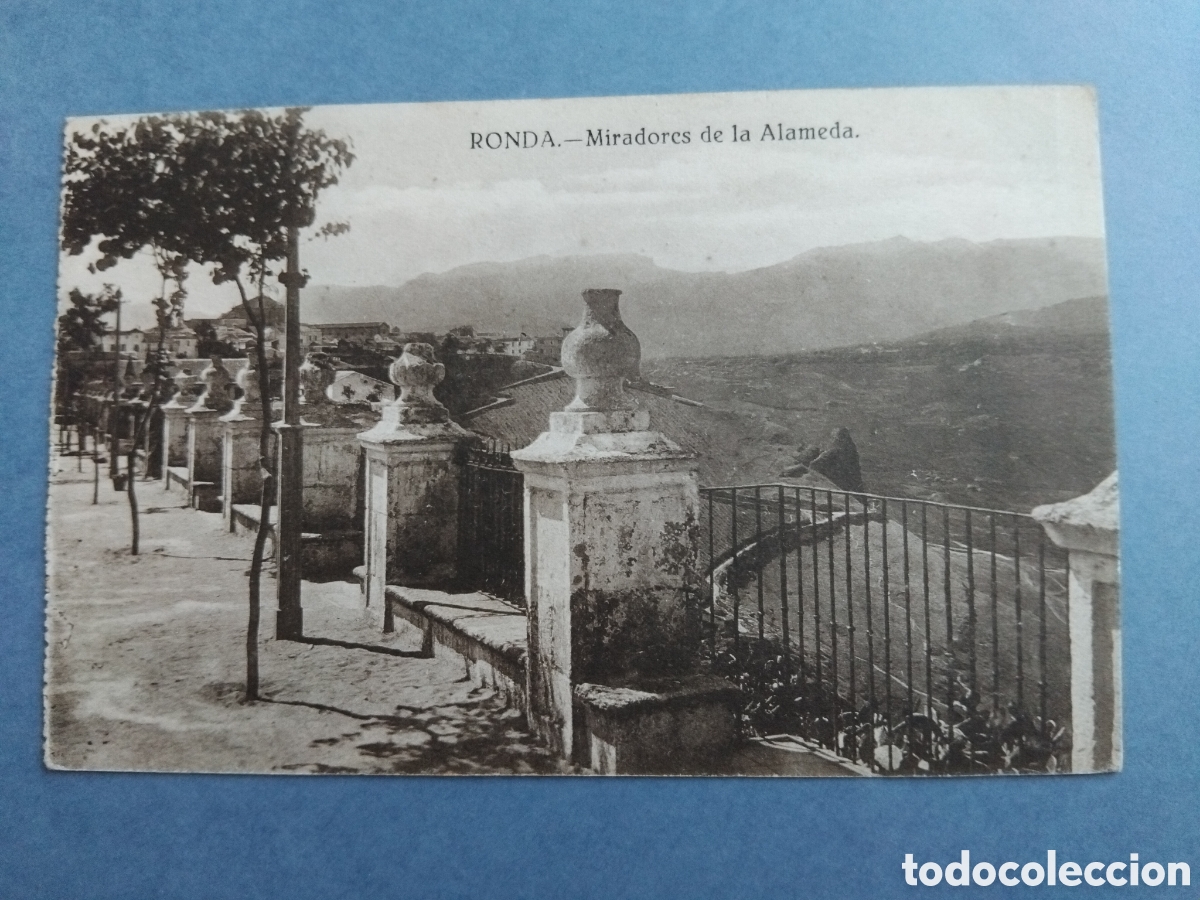 Postales: Postal Ronda. Miradores de la Alameda