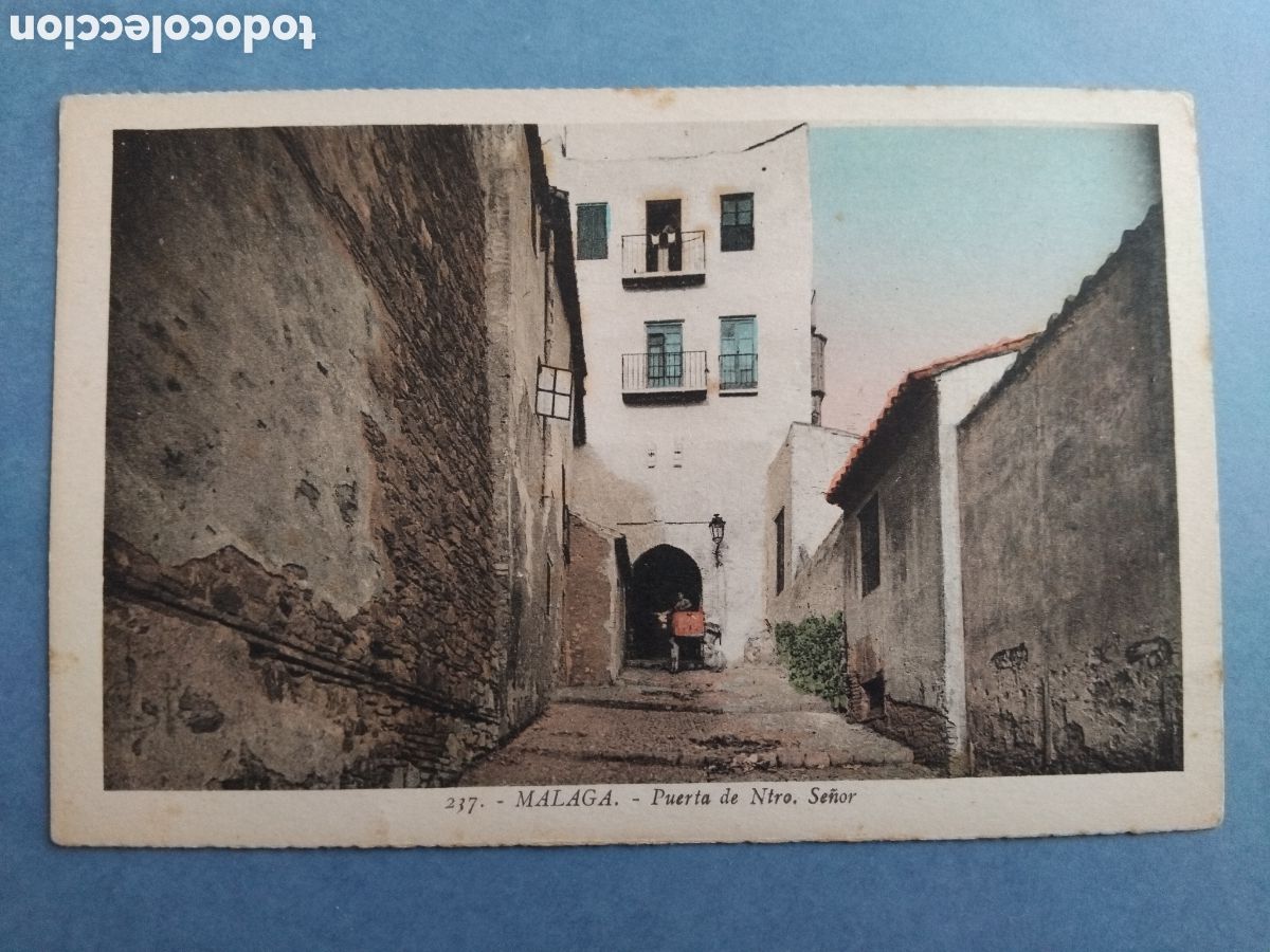 Postales: Postal M&aacute;laga, puerta de Nuestro Se&ntilde;or