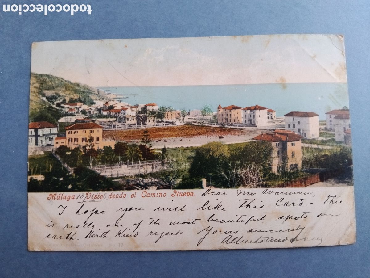 Postales: Postal M&aacute;laga, vista desde camino nuevo