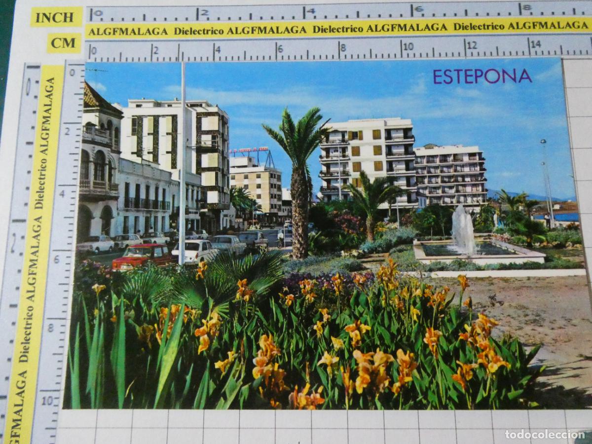 Postales: POSTAL DE M&Aacute;LAGA ESTEPONA. A&Ntilde;O 1970. PASEO MAR&Iacute;TIMO JARDINES 27 ARRIBAS. 3955
