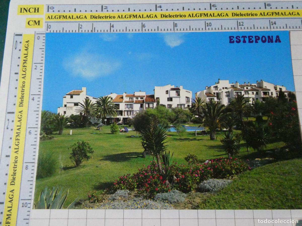 Postales: POSTAL DE M&Aacute;LAGA ESTEPONA. A&Ntilde;O 1987 BAH&Iacute;A DORADA 59 ARRIBAS. 3957