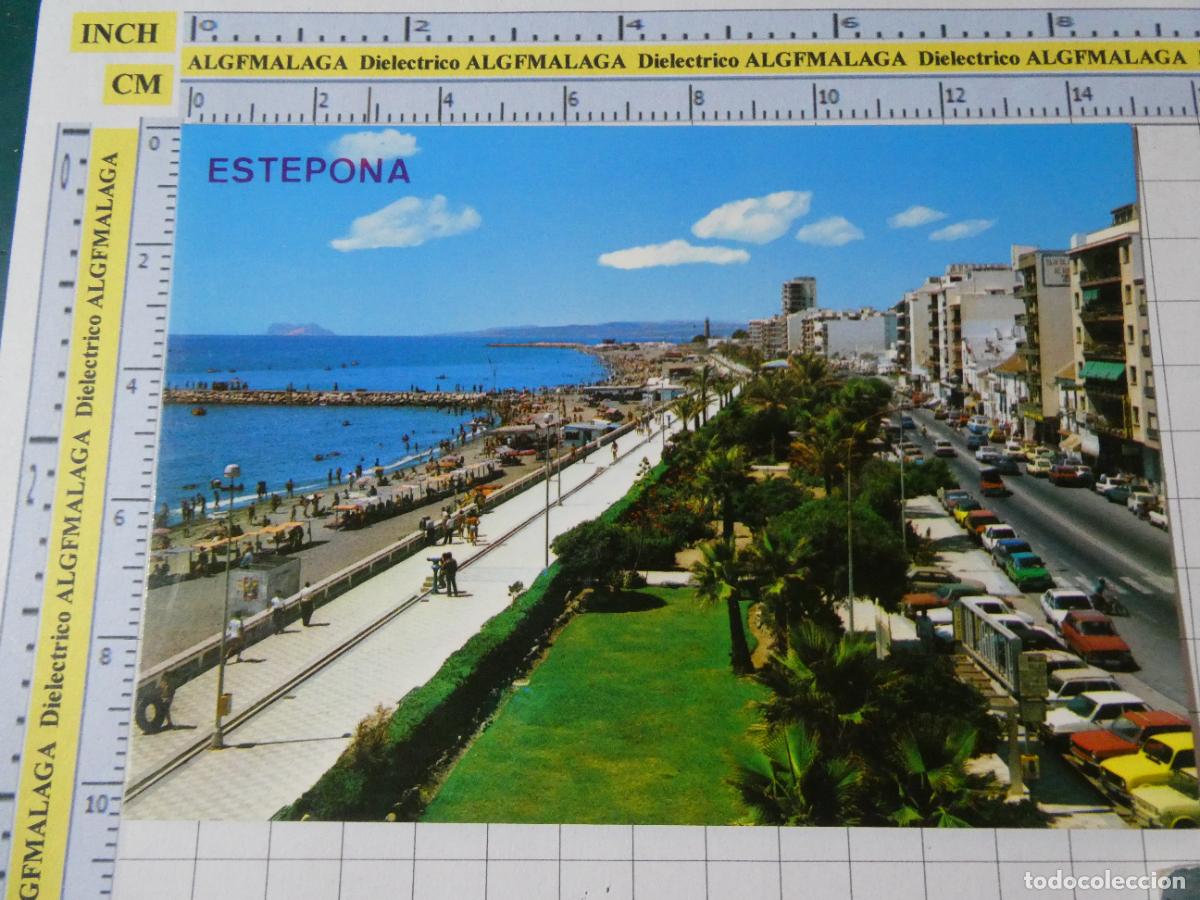 Postales: POSTAL DE M&Aacute;LAGA ESTEPONA. A&Ntilde;O 1982. PASEO MAR&Iacute;TIMO 55 ARRIBAS. 3958