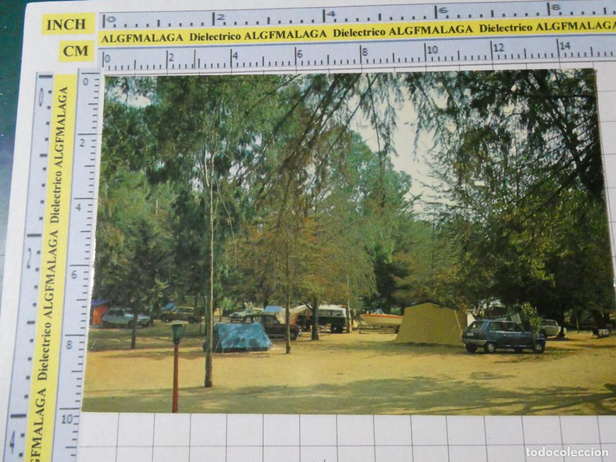 Postales: POSTAL DE M&Aacute;LAGA ESTEPONA. A&Ntilde;O 1978. CAMPING LA CHIMENEA. RENAULT 5. 3964