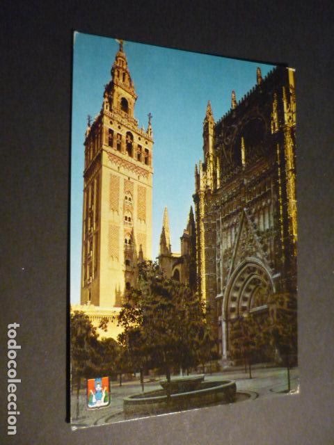 Postales: SEVILLA LA CATEDRAL Y LA GIRALDA