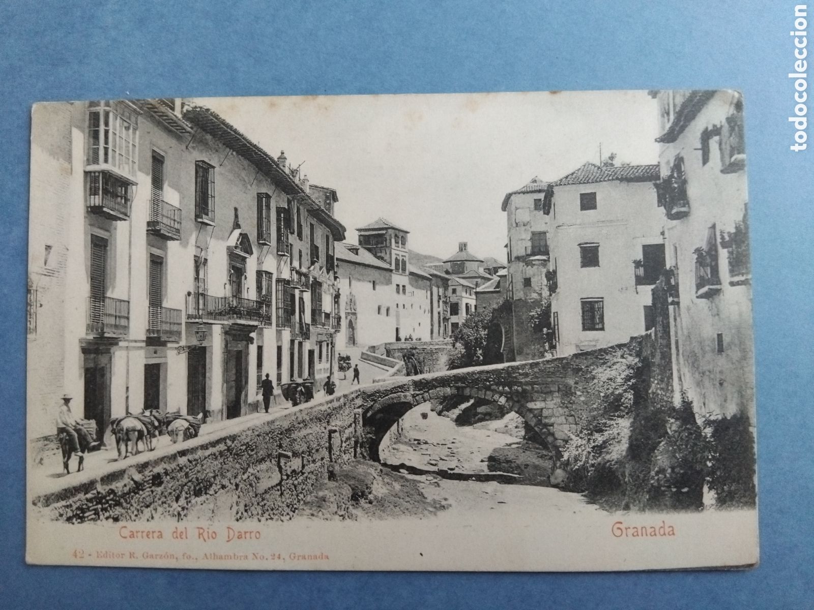 Postales: Postal Granada. Carrera del Darro