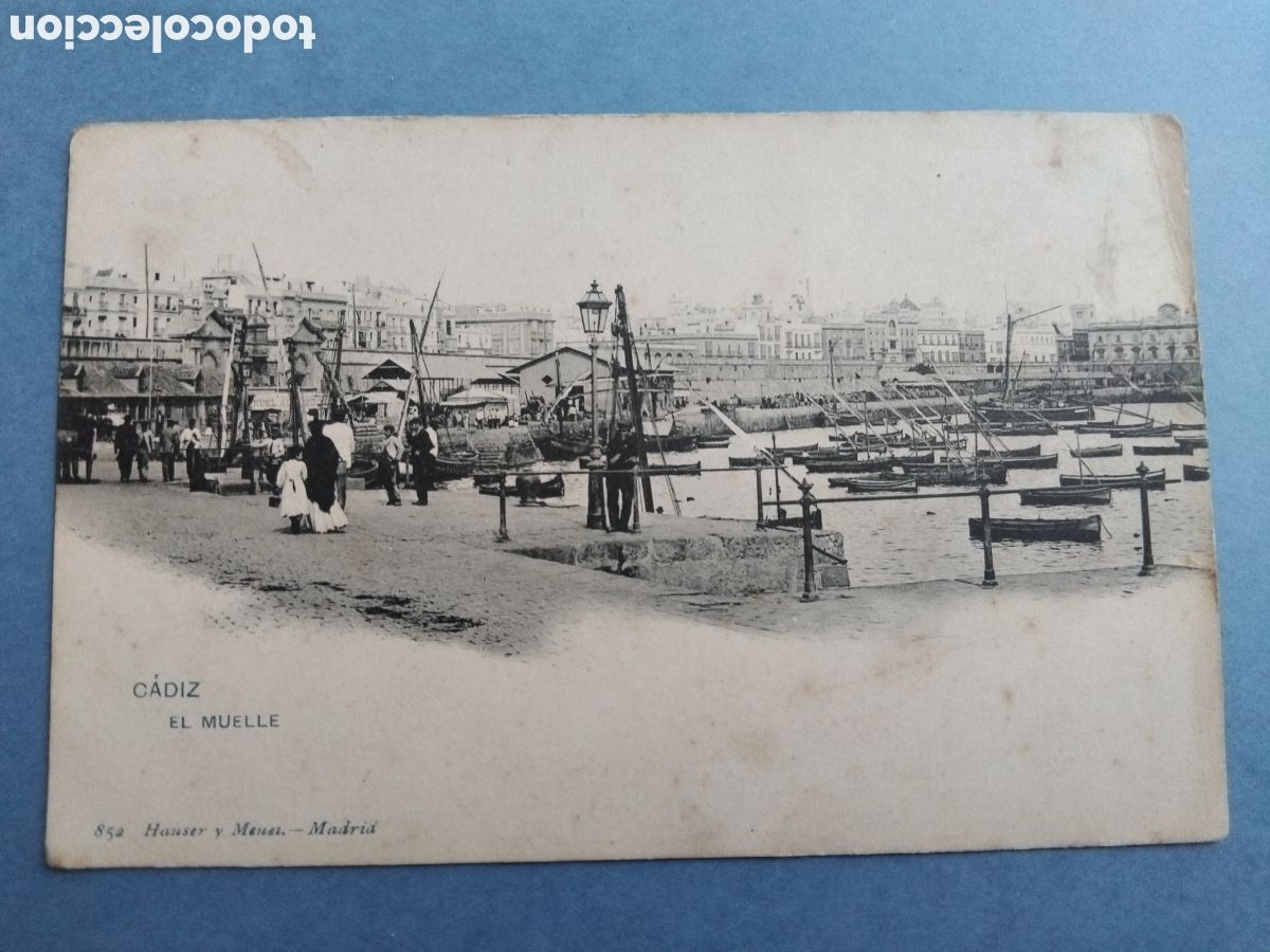 Postales: Postal C&aacute;diz. El muelle