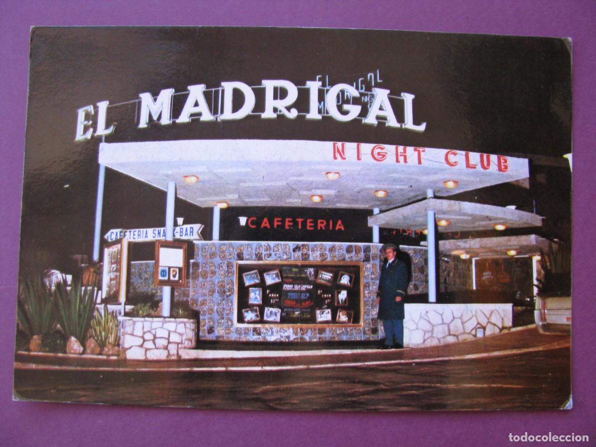 Postales: POSTAL DE BENALMADENA COSTA. EL MADRIGAL. SALA DE FIESTAS CAFETERIA. SORIMA 1972