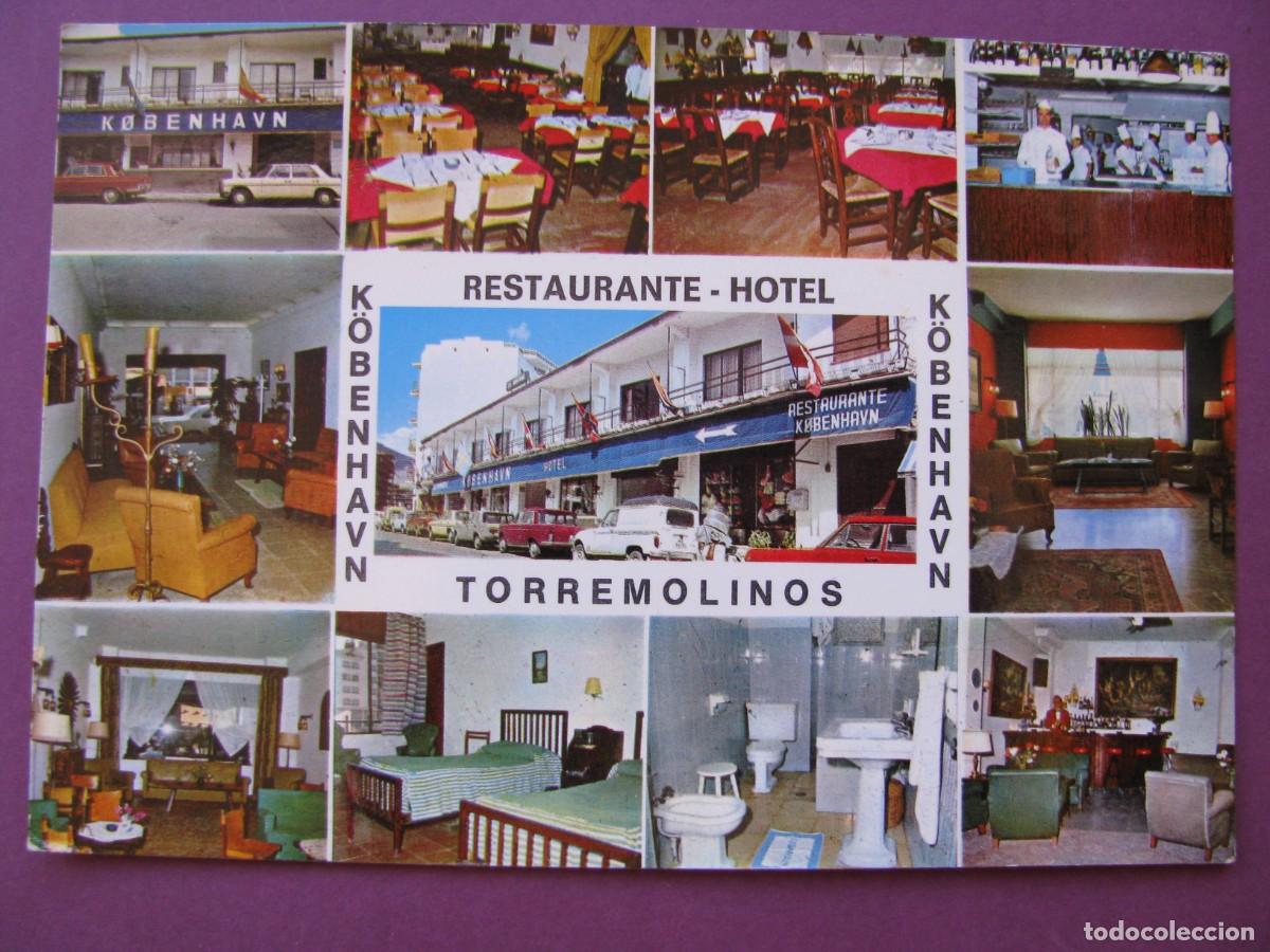 Postales: POSTAL DE TORREMOLINOS. RESTAURANTE HOTEL K&Ouml;BENHAVN. CINEFILM 2817
