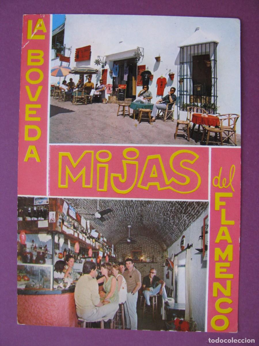 Postales: POSTAL DE MIJAS. LA BOVEDA DEL FLAMENCO. BAR HOLANDES. CINEFILM.