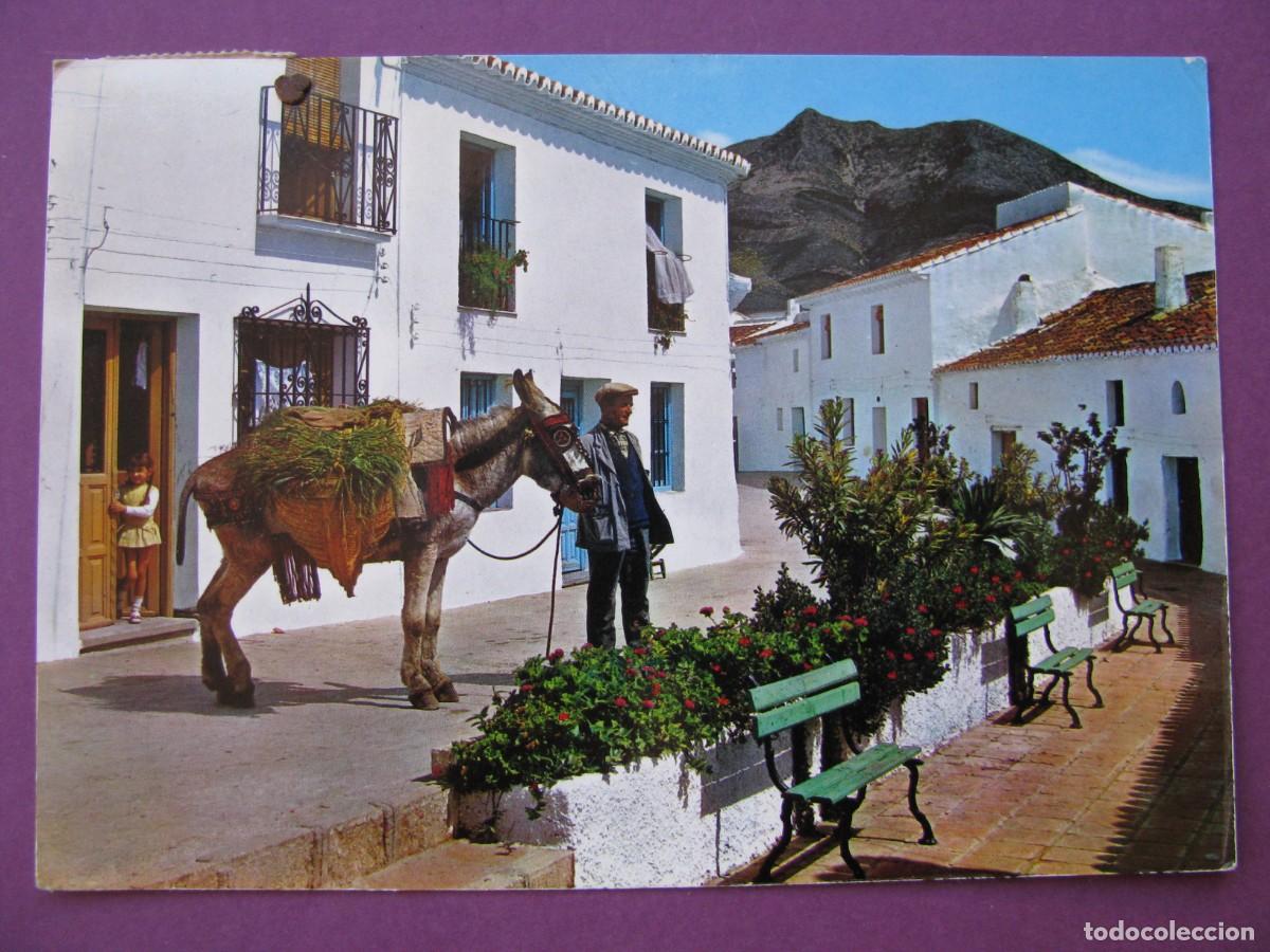 Postales: POSTAL DE BENALMADENA. RINCON TIPICO Y SIERRA AL FONDO. POSTALES COSTA DEL SOL. CIRCULADA 1972