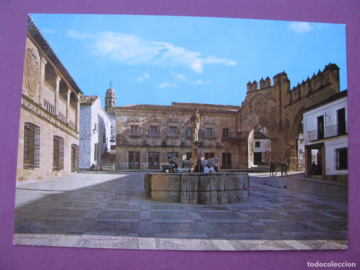 Postales: POSTAL DE BAEZA. PLAZA DE LOS LEONES. ARRIBAS